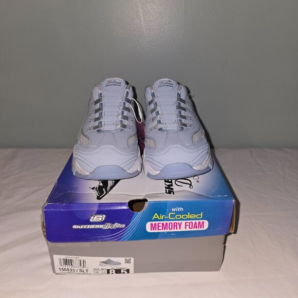 Skechers D'Lites Nostalgic Breeze Mule in Light Blue, Size 8.5, new - Picture 2 of 9
